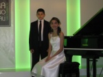 Batu here with Miriam Marancos some years ago (unfortunately the photo of this concert was blurred) 